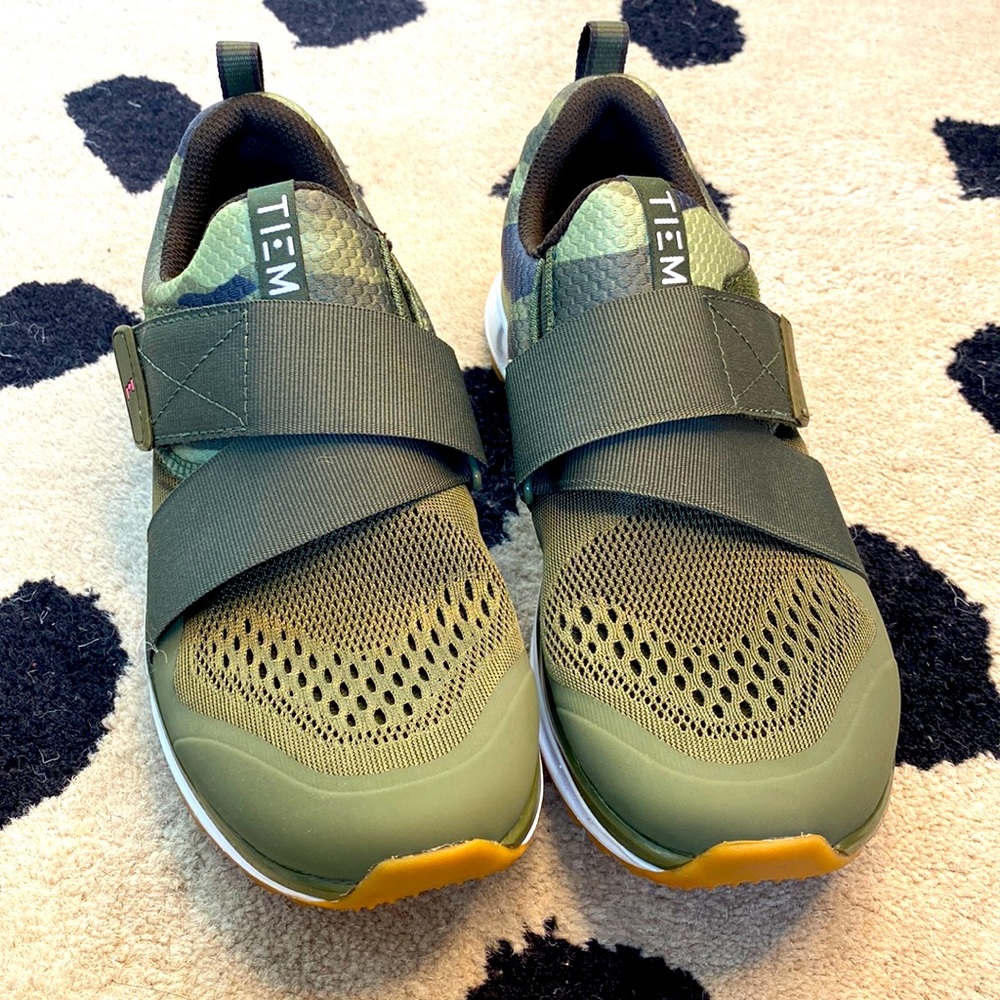 LIKE NEW | TIEM | Slipstream - Camo - Cycling Shoe - clip in shoes